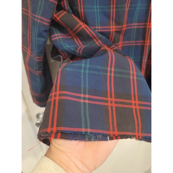 Original 1950s Vintage Blue And Red Plaid Thermo Jac Padded Jacket - Picture 9 of 12